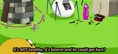 Adventure Time comp. just a comp of great AT moments, in handy lil gifs this is from the episode "The Tower" Season 6, episode 4 season 6, episode 17 