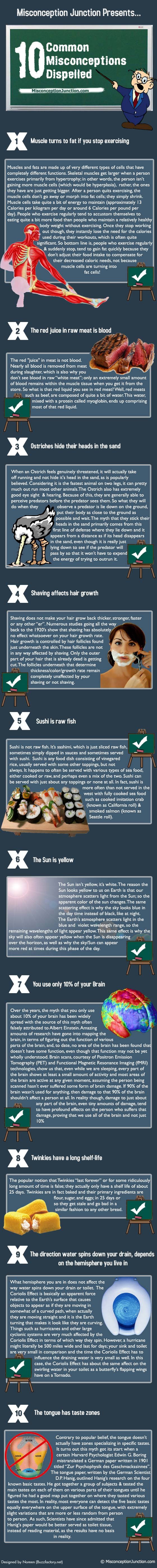 10 Myths Busted 10 Myths Busted. At least pick ONE thumb<br /> /funny_pictures/1014951/Sayin+ayooo/<br /> EDIT: Wow guys, thanks for front . Misconception Junction