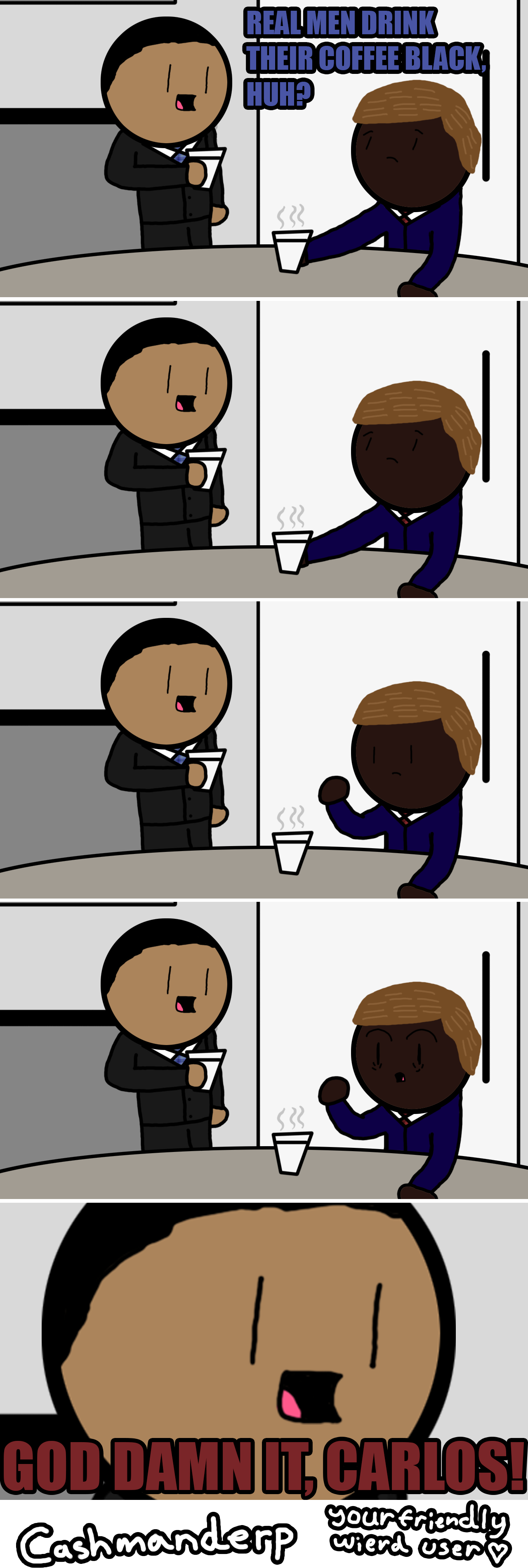 A Day in the Office. Oh, Carlos! Him and his black magic, always making trouble. I'm really glad you guys are enjoying the content that I put out. To me. that's