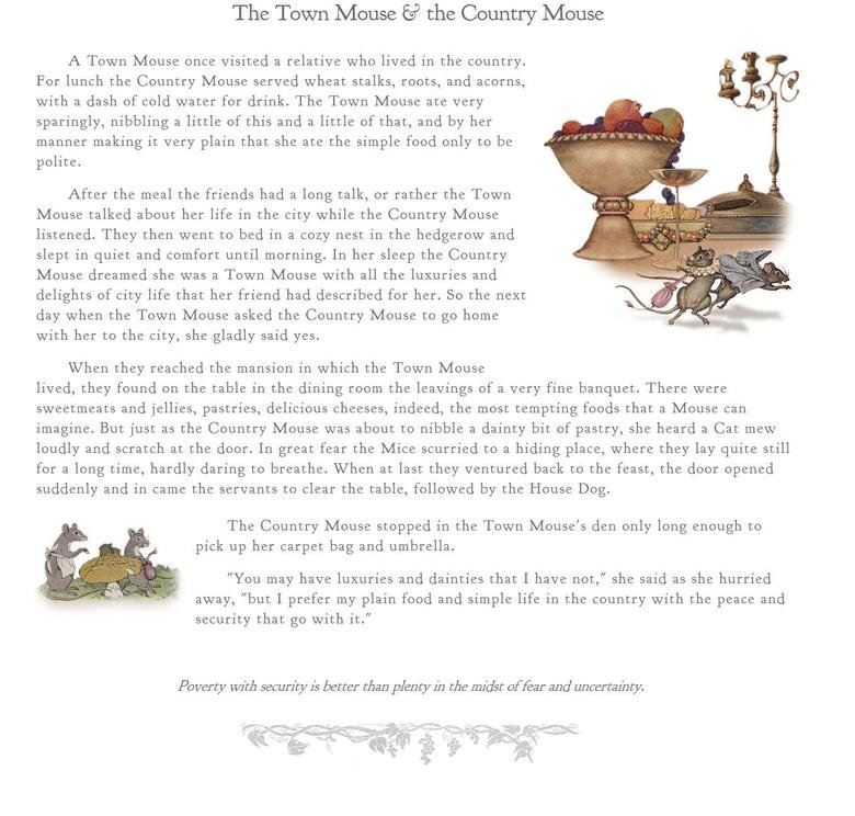 Aesop's Fables. Childhood Short Stories and Morals Recently remembered these stories from my childhood and got nostalgic. Here are some of my favorites, there a