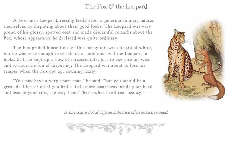 Aesop's Fables. Childhood Short Stories and Morals Recently remembered these stories from my childhood and got nostalgic. Here are some of my favorites, there a