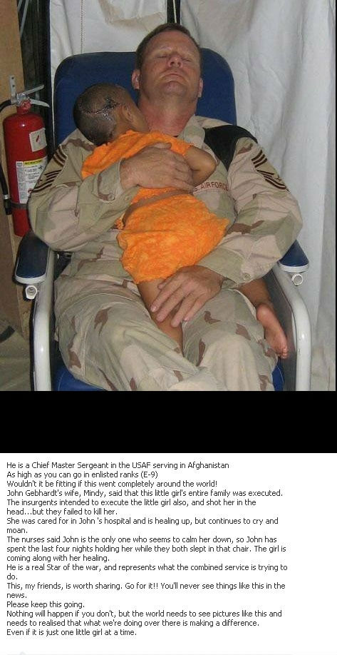 Amazing Amazing. No it's not funny, no it isn't mine, I just wanted to share this with you FunnyJunkers. I have seen a lot of ignorant comments, yes some, SOME, militar