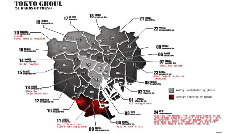 Anime Facts: Tokyo Ghoul. This Anime Facts comp contains spoilers, some major, from the Tokyo Ghoul manga, the Tokyo Ghoul manga sequel: "Tokyo Ghoul: Re&q