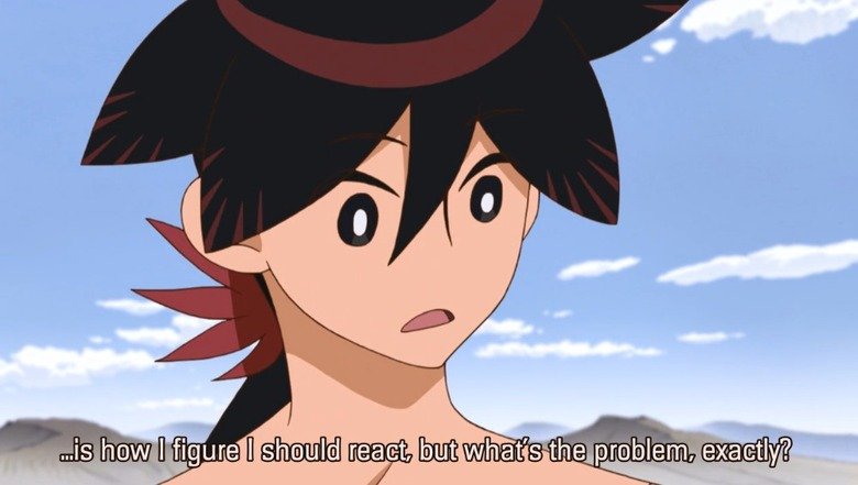 animu. Ketchup: Katanagatari.. Swell with swords, "strategy" and CHEERIOs also bleed-outs.