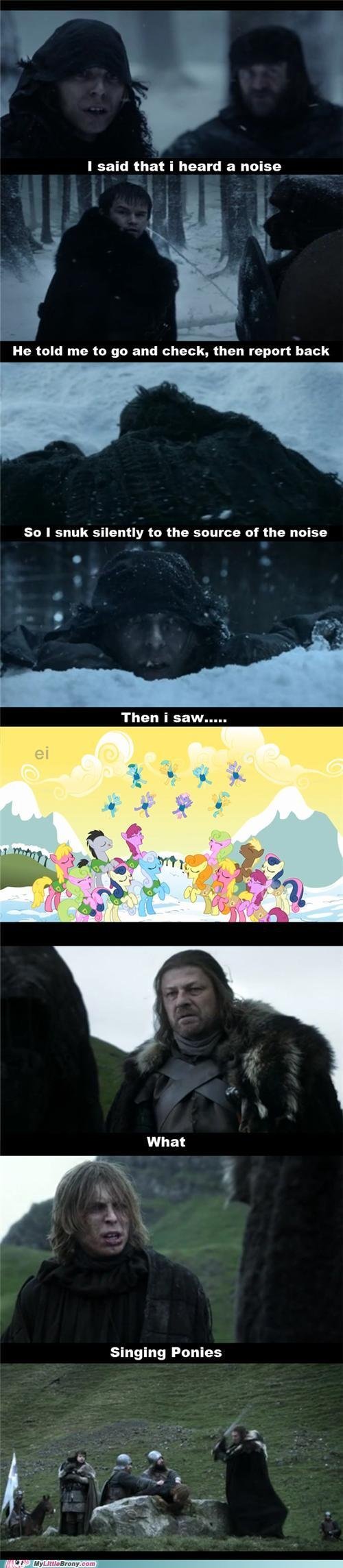 Another Small GoT Comp. Fun Fact, when they first did this scene, Tyrion said "- with a bellyfull of wine and a girl's cock around my mouth," and they