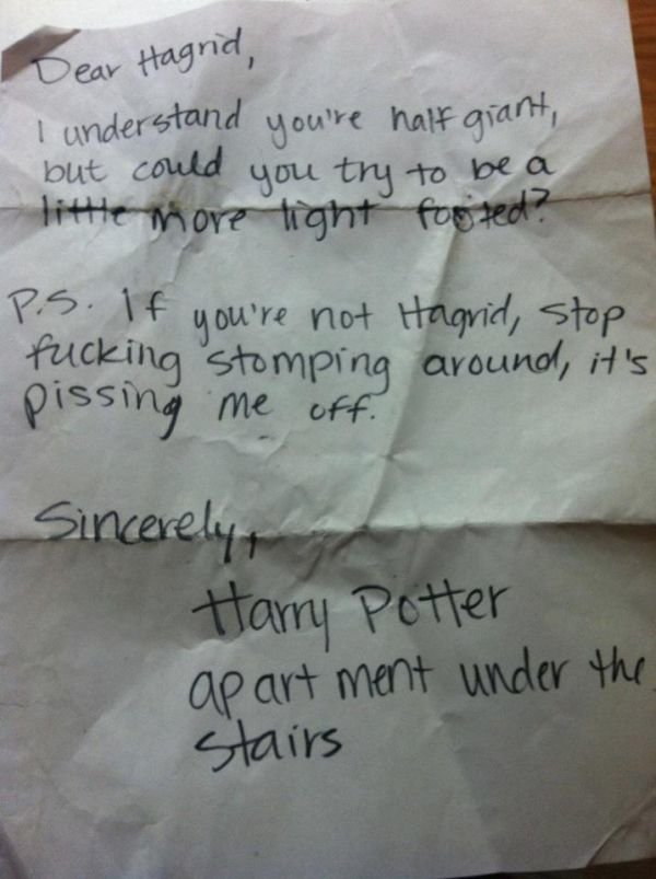 Apartment building troubles. . Abaj- nek Qua‘ gm" Phil) Bil. One of my neighbors stole a package from my doorstep once. The packaging with my name on it was hanging out of their rubbish bin when they put their bins out fo