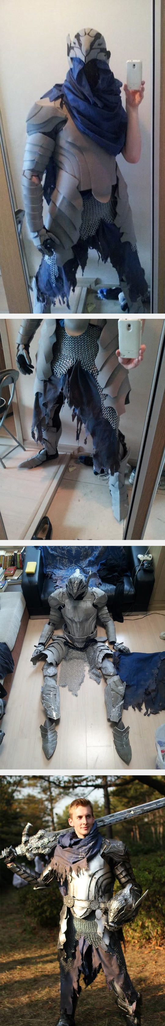 Artorias cosplay. . ttet brother' s Artorias cuspids.... that last pic