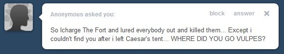 ask a fruitmeatairee anything. ask-vulpesinculta.tumblr.com/ theres a lot more but I only posted what I liked.. thelizardlord Bruh. Other people are posting more fallout stuff than you, where have you gone?