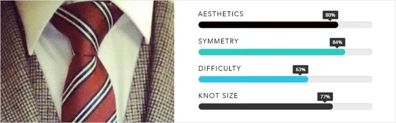 Award Winning Tie Knots. THE ELDREDGE KNOT There is no doubt that this knot is one of a kind. As opposed to the vast majority of tie knots, this one is produced