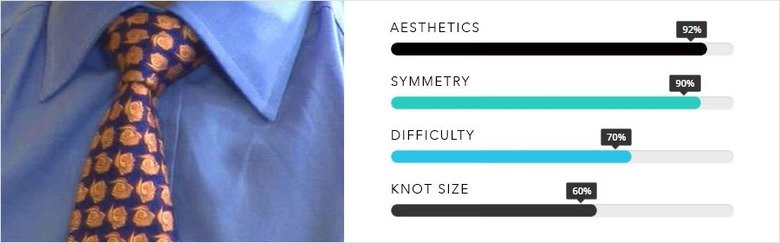 Award Winning Tie Knots. THE ELDREDGE KNOT There is no doubt that this knot is one of a kind. As opposed to the vast majority of tie knots, this one is produced