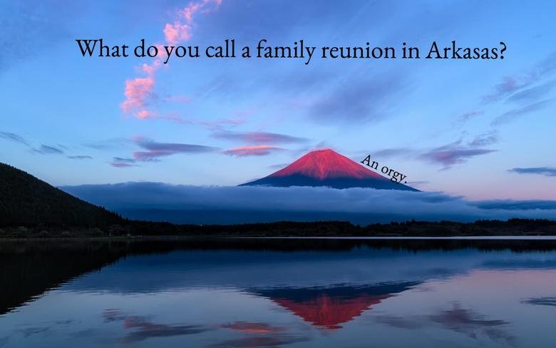 Awfully funny. . How could anyone stoop so low?. that oyster one....