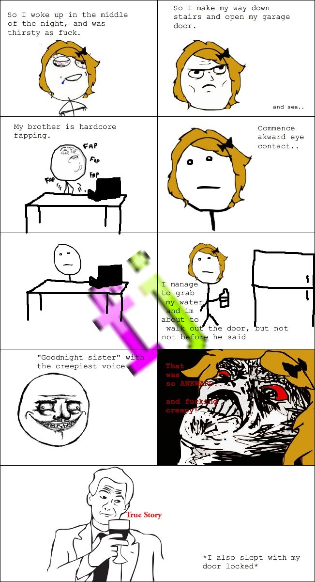 Awkward Brother Story 1 Awkward Brother Story 1. I have so many of these, with both my older and my younger. So let me know if you want more. An I understand the watermark was a bad id