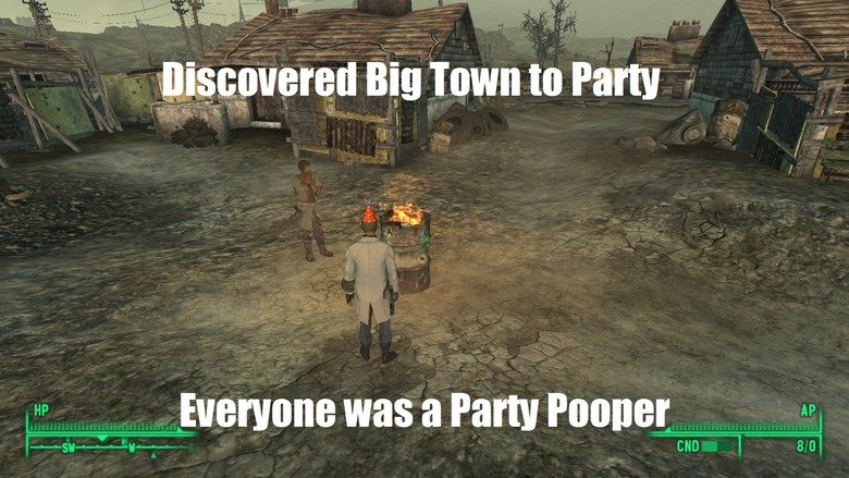 Awkward Awkward. For those that do not play: The people that reside in this town are actually from a different town but they travel here because of over exaggerated rum
