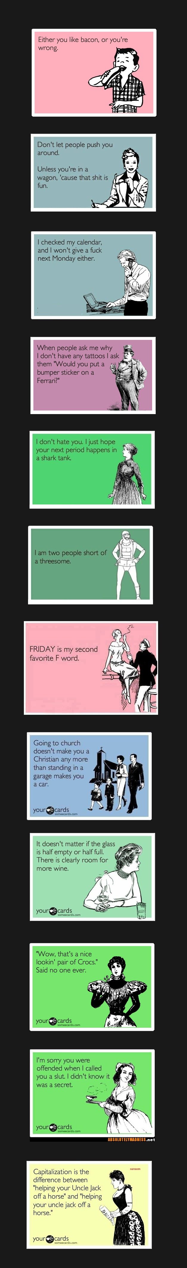 E-Cards 3: Funny With A Vengeance. E-Cards 3: Funny With A Vengeance.. If you haven't noticed by now, I'm using movie titles as the title. WHAAAAA?! Comp 1: /funny_pictures/3798600/Funny+E-Cards+