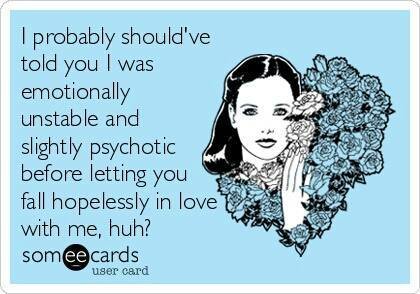 E-card comp 2. .. This is my life. Even online I have to remember not to mention those things I found out when I casually read every conversation you've ever had.