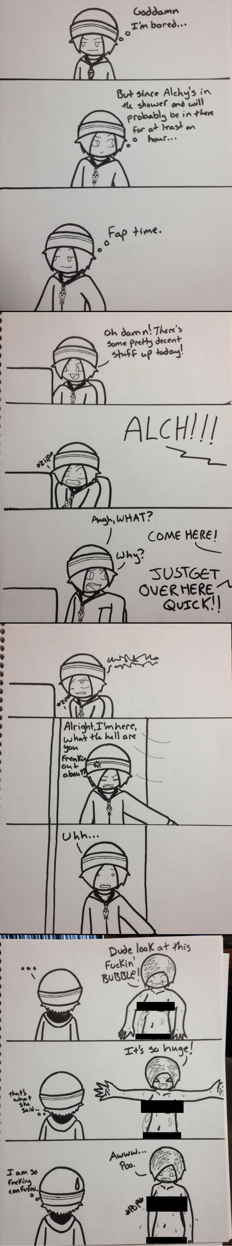 Interrupted (censored) Interrupted (censored). uncensored version here: /funny_pictures/3368478/Interrupted/ friend asked me to link this: also i have deviantart and facebook blah bla