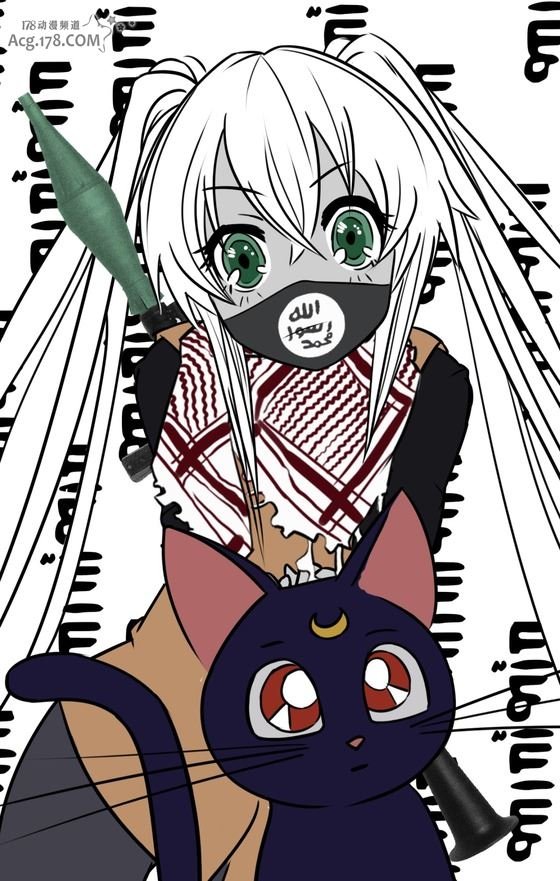 ISIS Chan. Japan had it again, after the picture showing hello kitty on ISIS picture, Japan created a new anime character called ISISchan. Here's a screenshot o