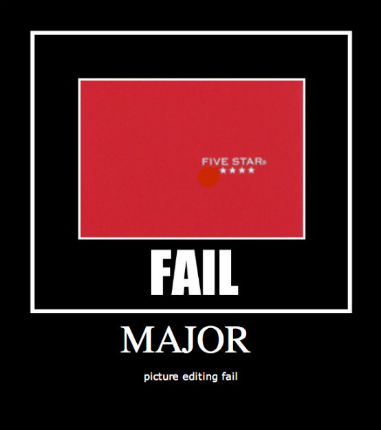 major fail major fail. thumbs up if you agree<br /> EDIT: thanks everyone! i didn't think that this pic would get to the top ten or even the front page hahaha. oh ye