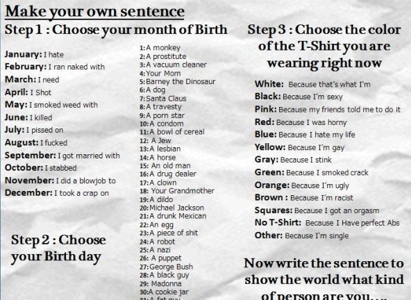 Make a sentence. Make a sentence.. Everyone who comments gets +1 thumb from ME, but i can't say about everyone else. How about return the favor? If you thumb the pic up, i'll th