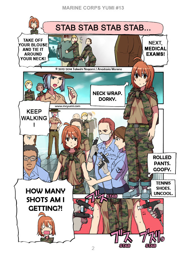 Marine Corps Yumi #13, #14. . MARINE CORPS YUMI #13. I am not sorry.