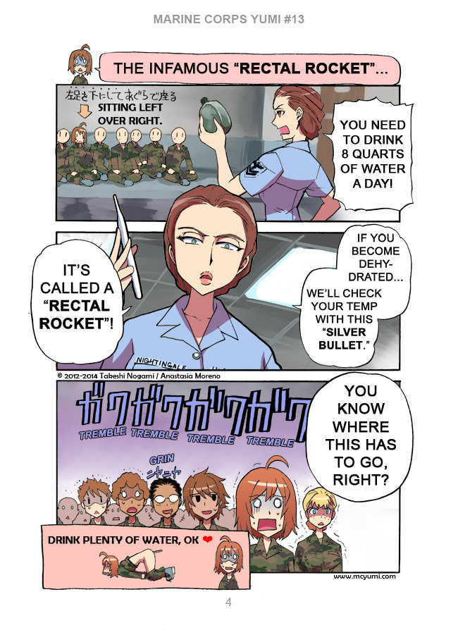 Marine Corps Yumi #13, #14. . MARINE CORPS YUMI #13. I am not sorry.