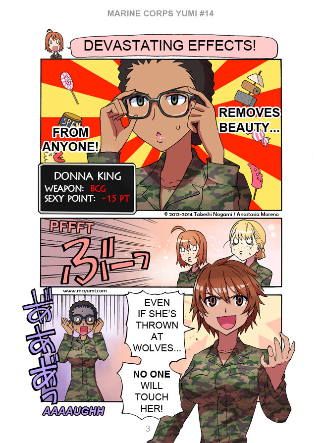 Marine Corps Yumi #13, #14. . MARINE CORPS YUMI #13. I am not sorry.