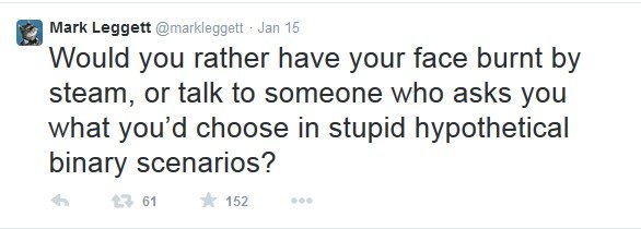 Mark leggett comp. Hopefully you will find these amusing link to his twitter twitter.com/markleggett?lang=en-gb. Mark Legged twitter camp fly maven:. was the last line of the tak3n one supposed to mean anything? because i cannot figure it out.