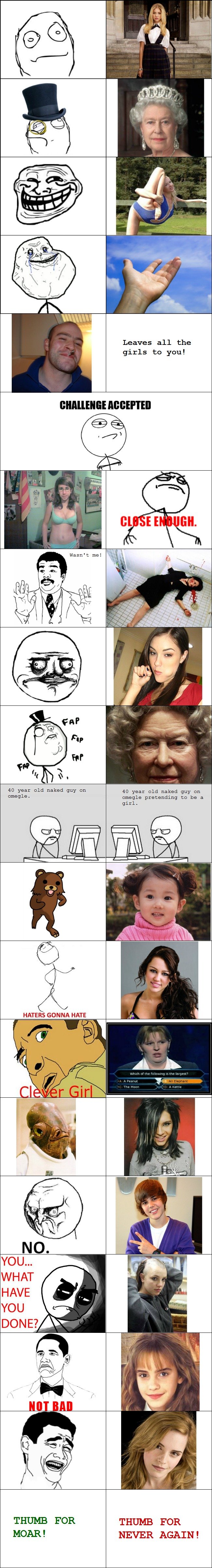 Memes and their girls Memes and their girls. Wow, Number 1! Thank you so much guys! Awesome! Check out part 2: /funny_pictures/2968715/Memes+and+their+girls+part+2 thanks for them th
