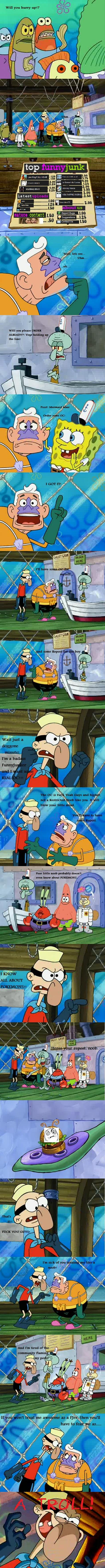 Mermaid Man and Barnacle Boy Pt 1 Mermaid Man and Barnacle Boy Pt 1. I worked pretty hard on this! I hope it gets popular. +20 for More. -Any # for Never Again. Edit: HOLY SHT. I never thought I