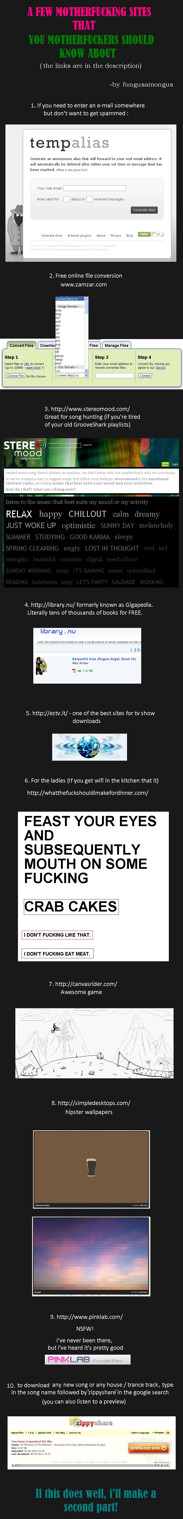 Might be useful Might be useful. PART II is up - /funny_pictures/1861024/Might+be+useful+part+II/ creddit to Cheesy74 on reddit! 1) temporary email - 2) online file conversion