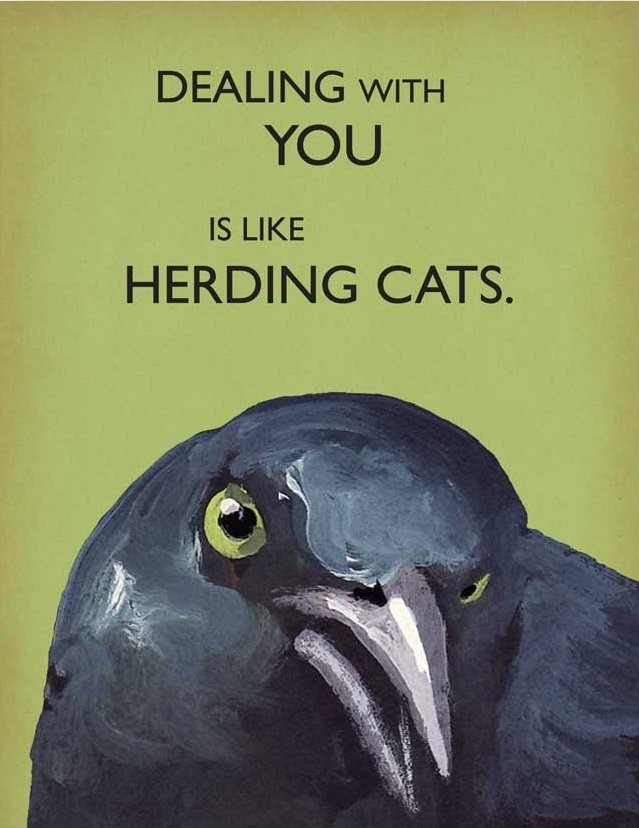 Mincing Mockingbird. . AS ALWAYS. ALL I SHOULD HAVE SAID was, l LOVE 'tayy