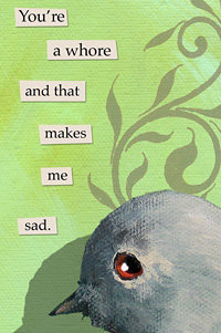 Mincing Mockingbird. . AS ALWAYS. ALL I SHOULD HAVE SAID was, l LOVE 'tayy