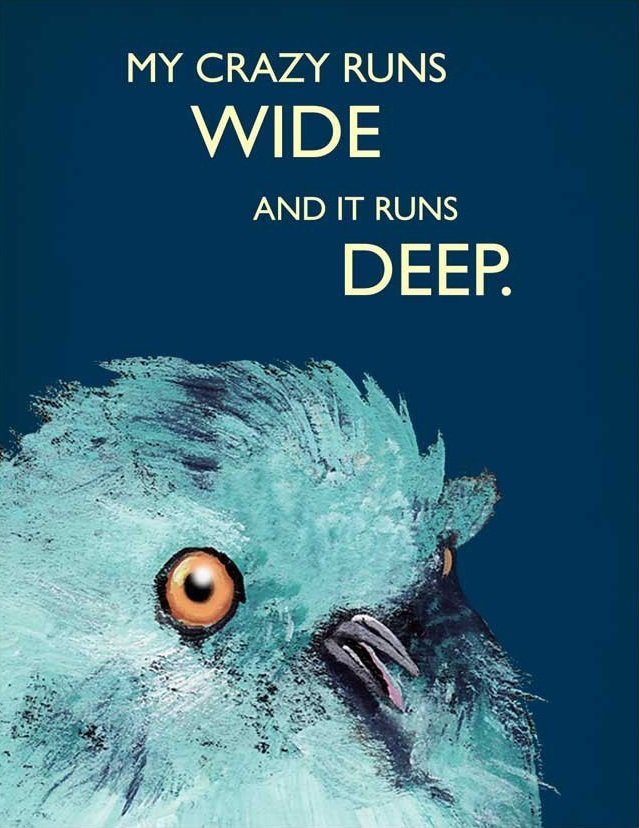 Mincing Mockingbird. . AS ALWAYS. ALL I SHOULD HAVE SAID was, l LOVE 'tayy