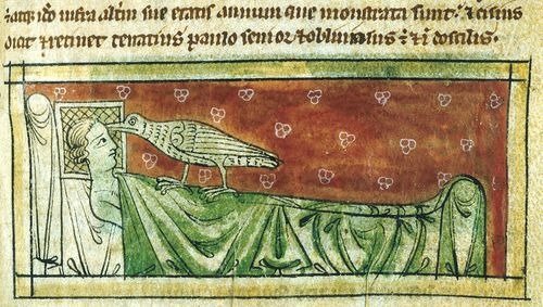 Monks draw pictures. The original creator twitter.com/mallelis/status/585481826245967872 The site to find this the-toast.net/2015/04/01/two-medieval-monks-inven