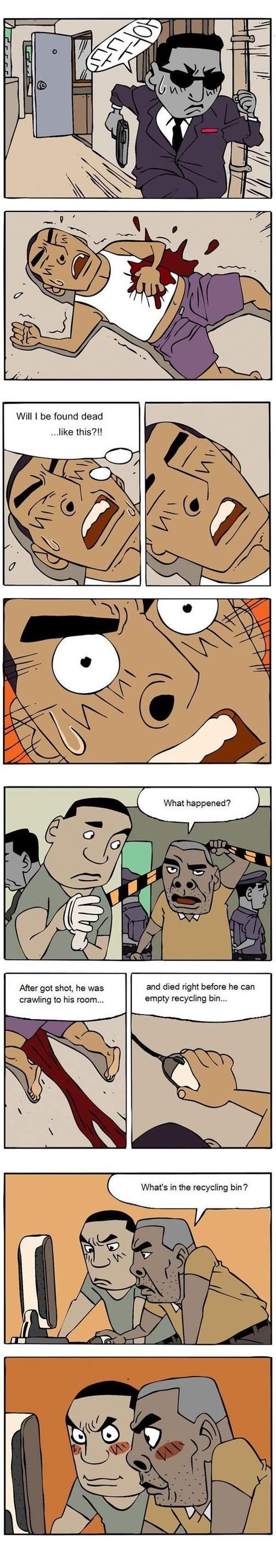 Moral of story: Never forget to clean up. Description. Will I he fauna deed What happened? Fatale'] gm ?-lia, he was and died right before he can cramming he gi