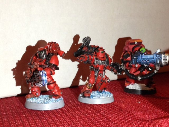 More Spess Mehreens. Few closer detail images of a few of my models from my army (See link below). Will post a few more if the consensus remains the same once I