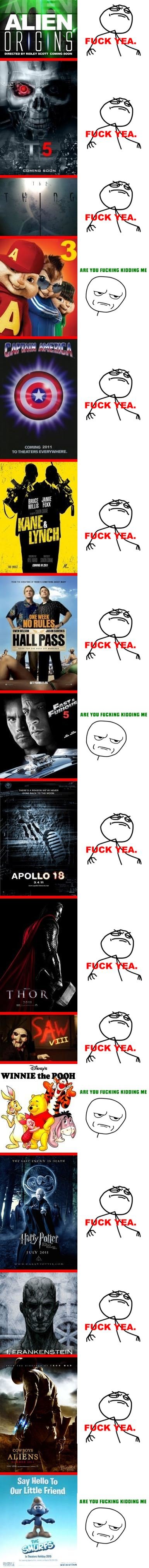 Movies of 2011 part 2 Movies of 2011 part 2. i know there's like a million other movies coming, but i couldn't put them all together D:<br /> <br /> part one /funny_pictu
