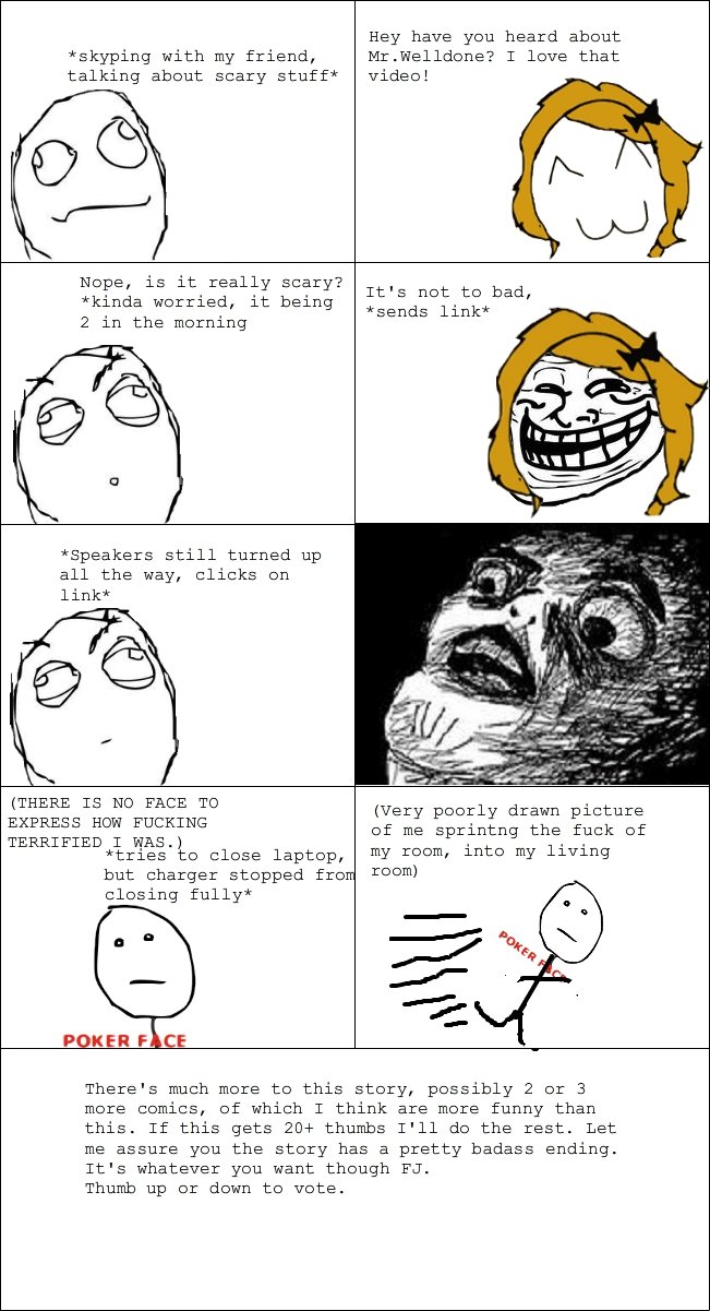 Mr. Well done Mr. Well done. OC, please thumb for next part. part 2: /funny_pictures/2414962/Mr+Well+done+part+2/ part 3: /funny_pictures/2420756/Mr+Well+done+part+3/. Hey ha