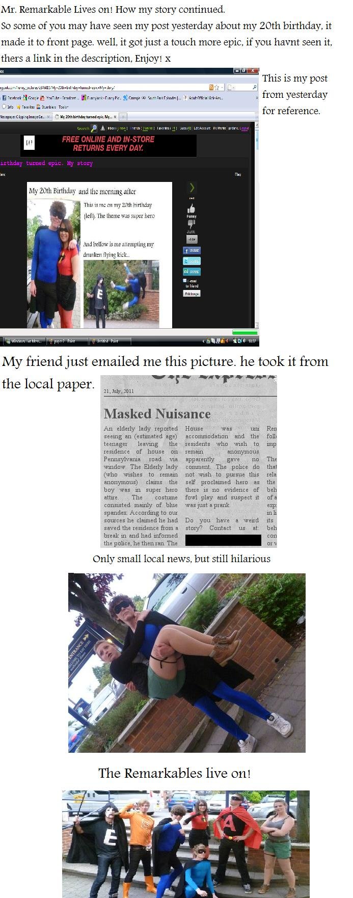 Mr. Remarkable lives on! my 20th Cont. Mr. Remarkable lives on! my 20th Cont.. edit: apparently fake, didnt know, sorry guys, just something my mate sent to me heres a link to my 1st post /funny_pict