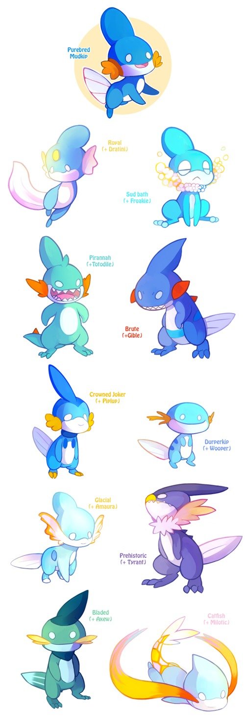 Mudkip Breeds. Is like a buffet for .. the prehistoric one