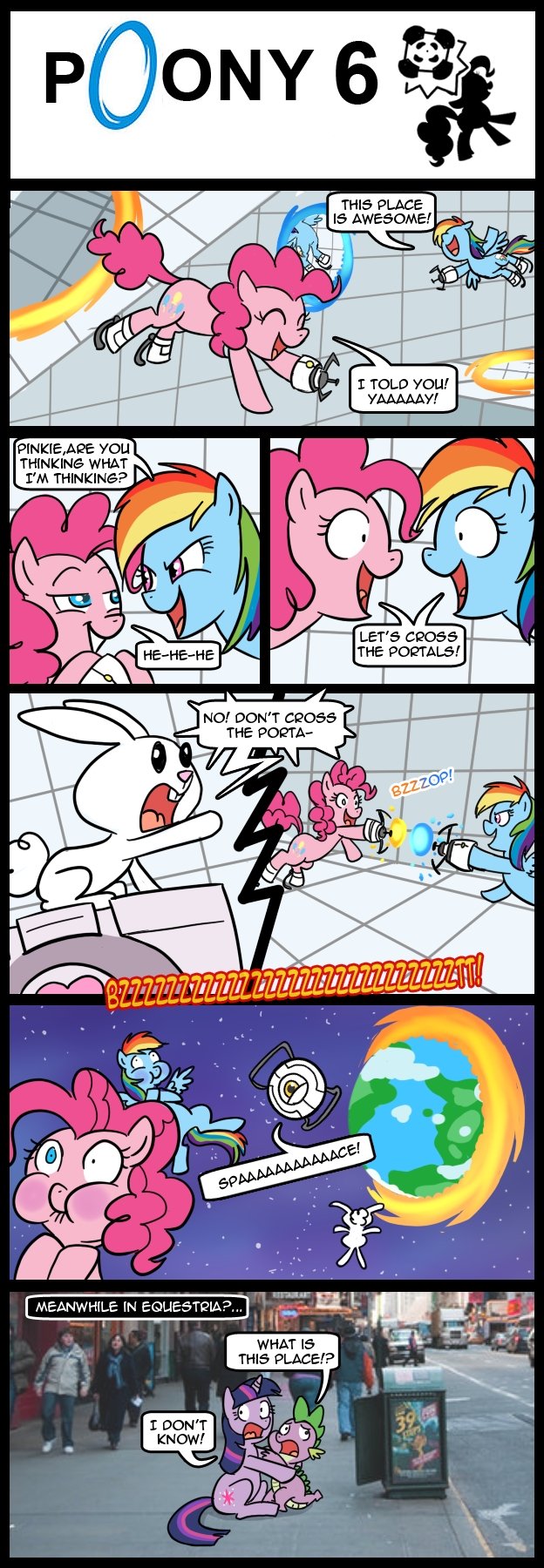 My Little Portal My Little Portal. All credit goes to CSImadmax on deviantart Permission was asked and granted, I just saw this and thought it was pretty cute and funny ^^ Hope