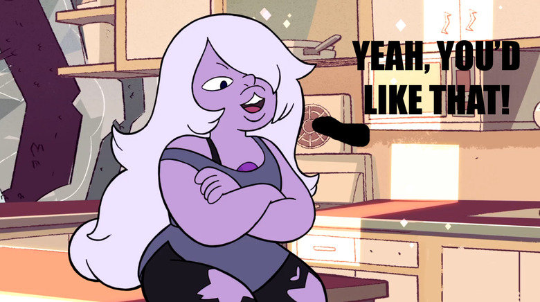 My thoughts on Steven Universe:. If you guys haven't watched Steven Universe's episode of "Warp Tour", then it's spoilers for you!: Peridot mercilessl