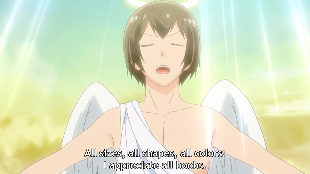 My new religion. . Huge boobs, little boobs, giant boobs, no boobs,. Giant snake, birthday cake, large fries, chocolate shake,