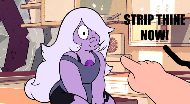 My thoughts on Steven Universe:. If you guys haven't watched Steven Universe's episode of "Warp Tour", then it's spoilers for you!: Peridot mercilessl