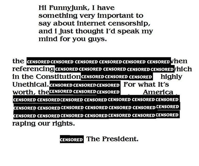 My Point of View on Internet Censorship My Point of View on Internet Censorship. You want this to happen? make a difference. www.change.org/petitions/stop-the-internet-control-bill-now. Funnyjunk, I h