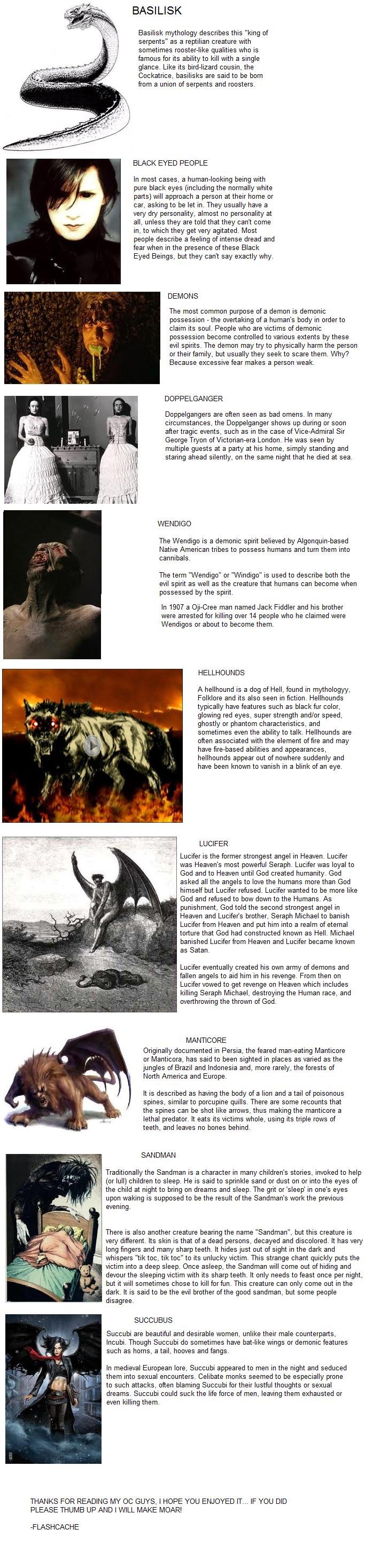 Mythical Creature and Monsters Mythical Creature and Monsters. Part three is now up!<br /> /funny_pictures/1491146/Mythical+Creatures+and+Monsters+pt3/<br /> Here's part 2!<br