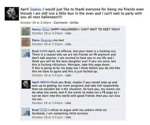 Unborn child on FB Unborn child on FB. Movie Poster Truths 2 --&gt; /funny_pictures/1730754/Movie+Poster+Truths+2/<br /> DEAL WITH IT --&gt; /funny_gifs/1725256/DEAL