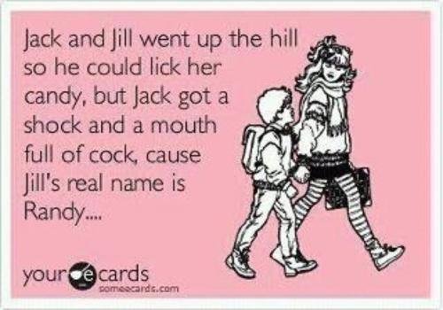 Unconventional Spin to a Classic Rhyme Unconventional Spin to a Classic Rhyme. This is a parody of the "Jack and Jill" Nursery rhyme. It is rewritten so that instead of being a classic tale