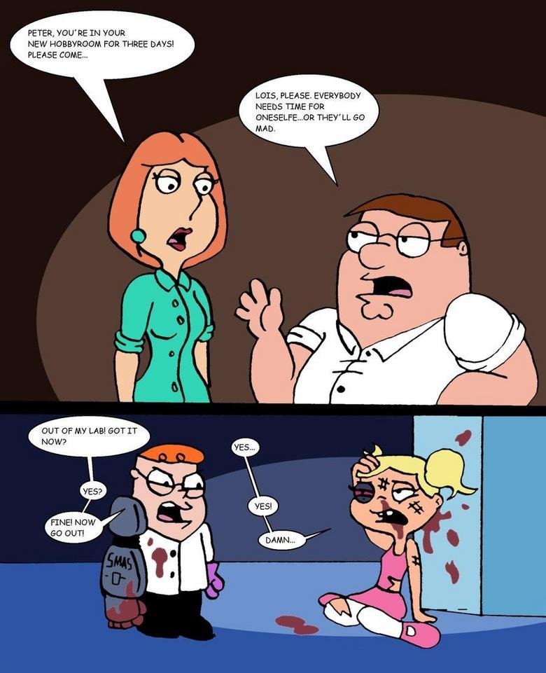 Unseen Family Guy Moment Unseen Family Guy Moment. RAINBOWWWWWWS: /funny_pictures/2728098/A+Kirby+Comic/ I take no credit for this post, but however since it has Family Guy and Dexter's
