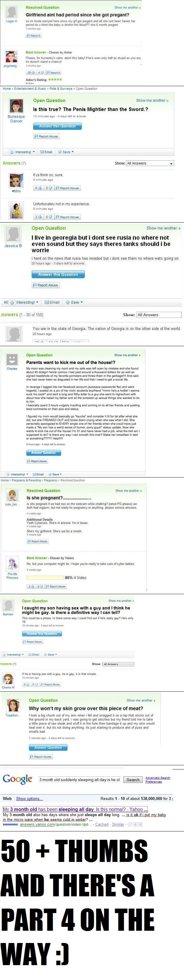 Yahoo Fails Compilation 3 Yahoo Fails Compilation 3. Promised <br /> EDIT: I've noticed more people are taking snippets of these compilations and posting them as their own for thum